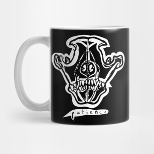 Wolf Skull Patience Mug